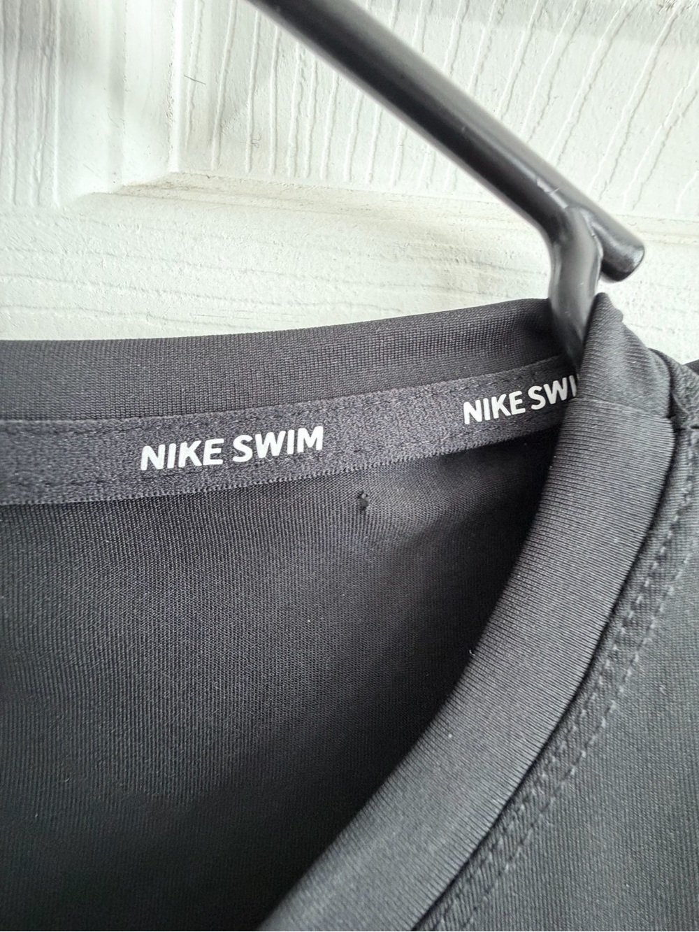 Nike Black Dri-FIT Athletic Tee with White Logo - Picture 7 of 8